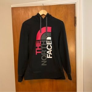 Black North Face Women’s Trivert Logo Pullover Hoodie Size Large